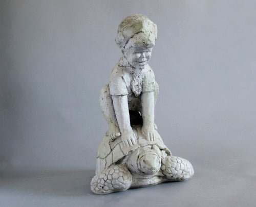Turtle Rider 14 Outdoor/Indoor Statue - Bella Statues