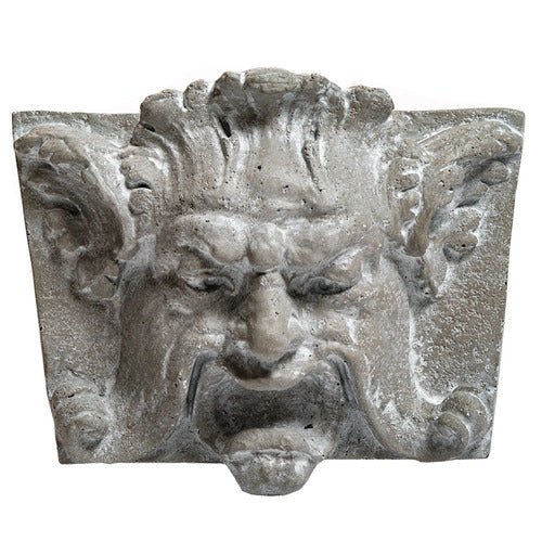 Greenman Frank Plaque 11 Outdoor/Indoor Statue - Bella Statues