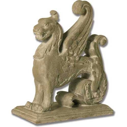 Griffin Carving 15 Outdoor/Indoor Statue - Bella Statues
