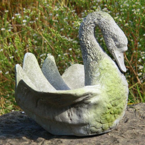 Swans Shell Outdoor/Indoor Statue - Bella Statues