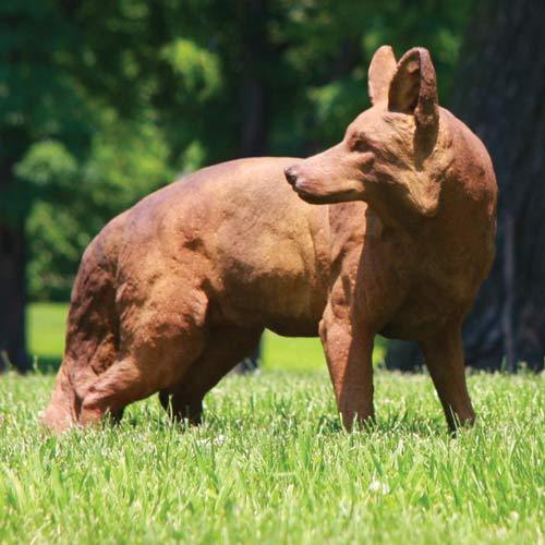 Steady Fox Outdoor/Indoor Statue - Bella Statues