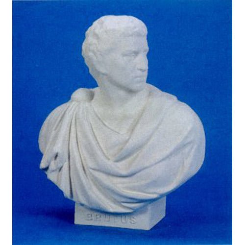 Brutus Robed Bust 33 Outdoor/Indoor Statue - Bella Statues