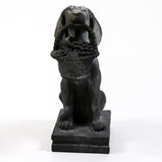Puppy With Basket Outdoor/Indoor Statue - Bella Statues