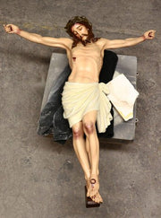 Custom Painted Lifesize Corpus Of Christ - 46 Outdoor/Indoor Statue - Bella Statues