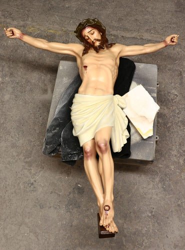 Custom Painted Lifesize Corpus Of Christ - 46 Outdoor/Indoor Statue - Bella Statues