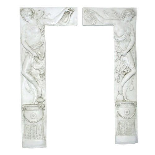 Door Panel Set L Shaped Outdoor/Indoor Statue - Bella Statues