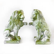 Lion Left Paw Up Outdoor/Indoor Statue - Bella Statues