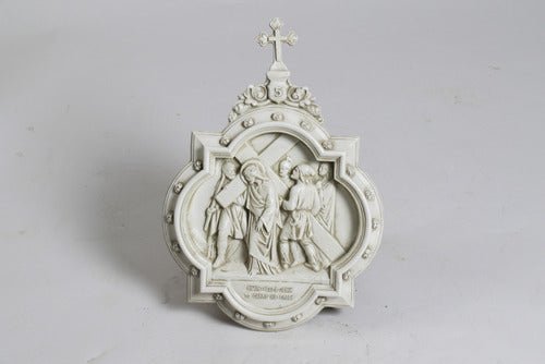 Chapel Wall Plaque Station 5 Outdoor/Indoor Statue - Bella Statues