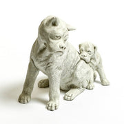 Boxer Dog And Pup Outdoor/Indoor Statue - Bella Statues