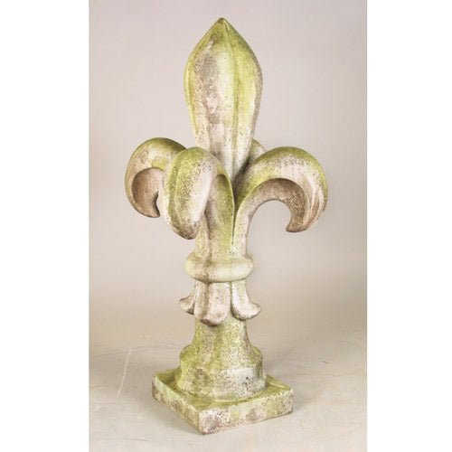Fleur De Lis Finial - 14 Outdoor/Indoor Statue - Bella Statues