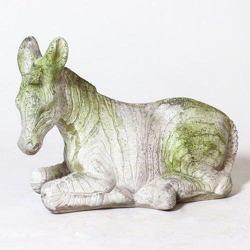 Sitting Zebra Outdoor/Indoor Statue - Bella Statues