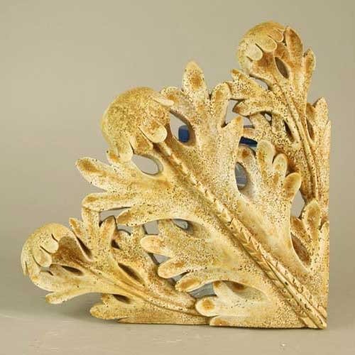 Leaf Accent Corner Outdoor/Indoor Statue - Bella Statues