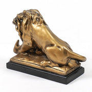 Lion Devouring Serpent Outdoor/Indoor Statue - Bella Statues