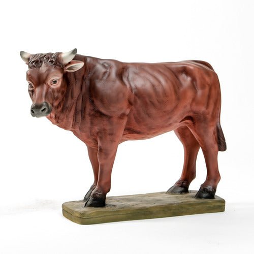 Custom Painted Oxen Nativity 15.5 H Ntv1.4 Outdoor/Indoor Statue - Bella Statues