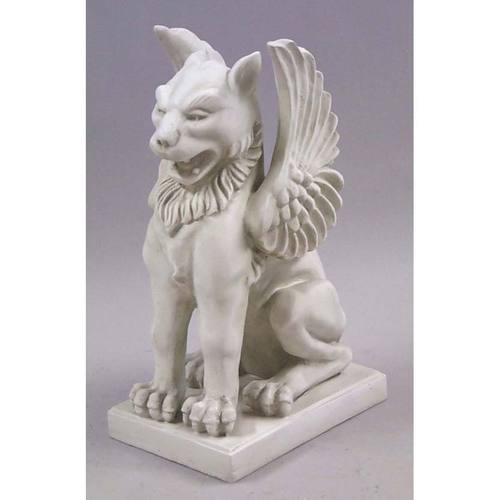 Kaikee Griffin On Base Outdoor/Indoor Statue - Bella Statues