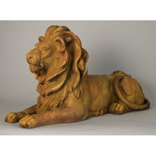 Lifesize Lion Sitting W Pride 21 Outdoor/Indoor Statue - Bella Statues