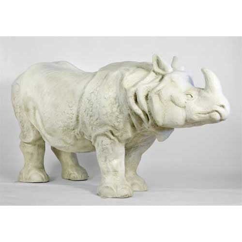 Lifesize Rhino Lifesize 46 Outdoor/Indoor Statue - Bella Statues