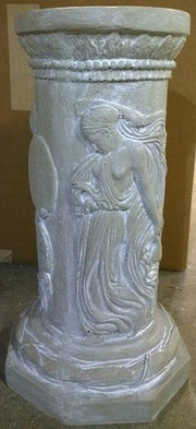 Dancing Muse Pedestal 22 Outdoor/Indoor Statue - Bella Statues