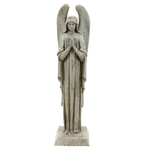 Lifesize Somber Angel 40 Outdoor/Indoor Statue - Bella Statues