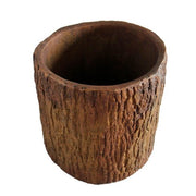 Oak Bark Planter Medium Outdoor/Indoor Statue - Bella Statues