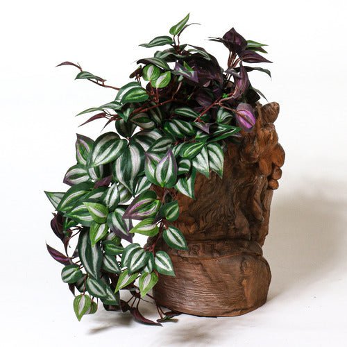 Bacchus Head Planter/Wine 13 Outdoor/Indoor Statue - Bella Statues