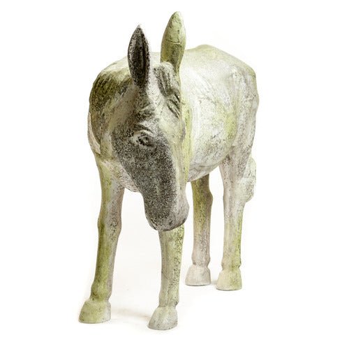 Lifesize Donkey Mule Jackass 40 Outdoor/Indoor Statue - Bella Statues