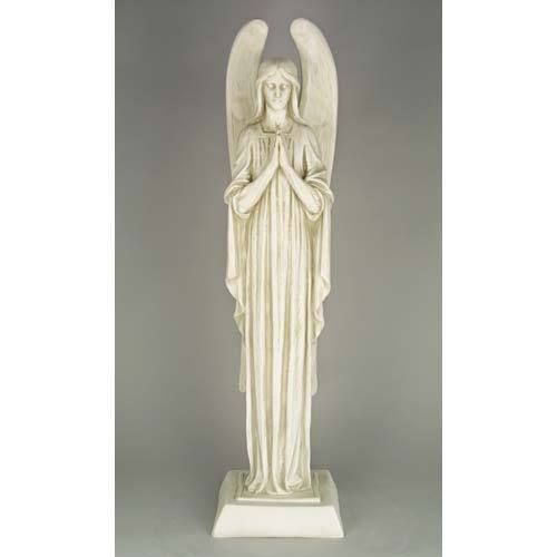 Lifesize Somber Angel 40 Outdoor/Indoor Statue - Bella Statues