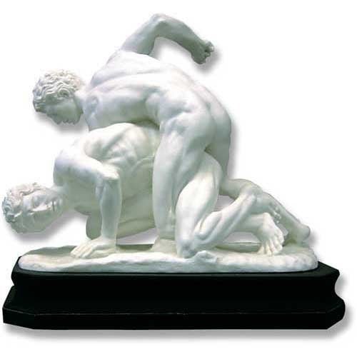 Wrestlers Sml. 4 Outdoor/Indoor Statue - Bella Statues