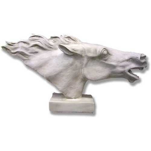 Horse Head (Against The Wind) Outdoor/Indoor Statue - Bella Statues