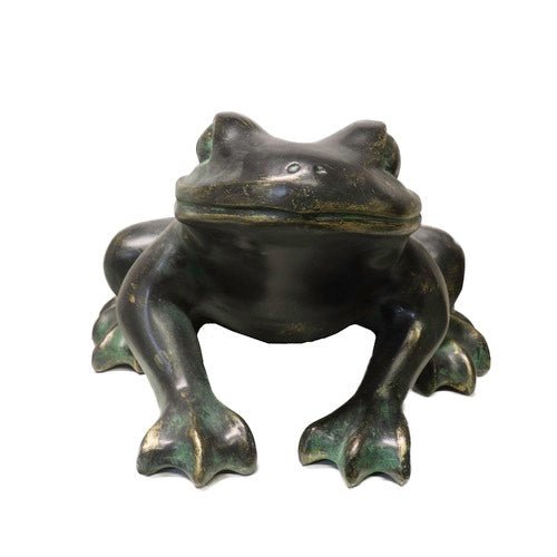 Frog Of Garden 12"H Outdoor/Indoor Statue - Bella Statues