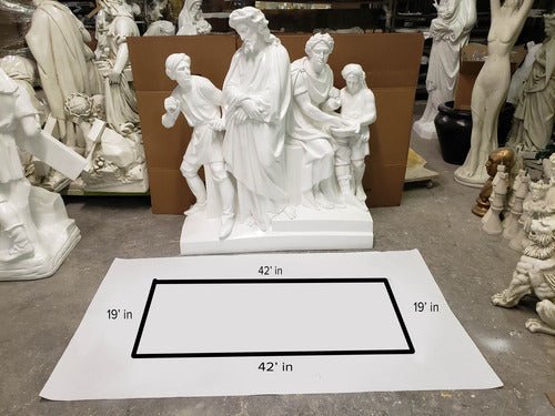 Lifesize Jesus Is Condemned Station 1 Outdoor/Indoor Statue - Bella Statues