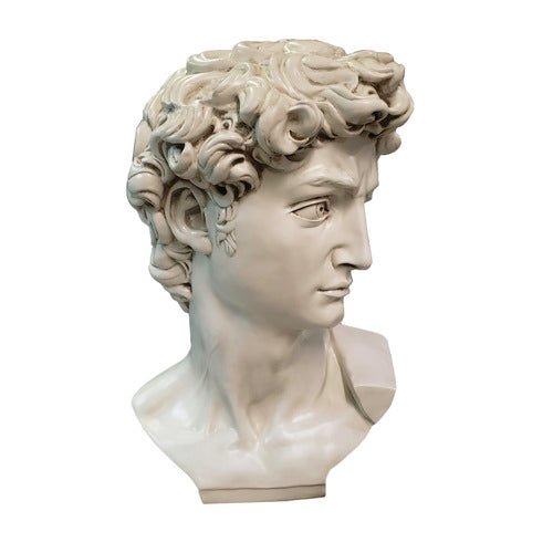 Lifesize Head Of David From Orig - 48 Outdoor/Indoor Statue - Bella Statues