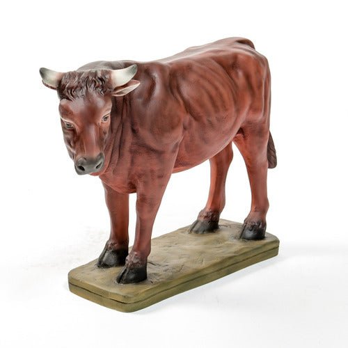 Custom Painted Oxen Nativity 15.5 H Ntv1.4 Outdoor/Indoor Statue - Bella Statues