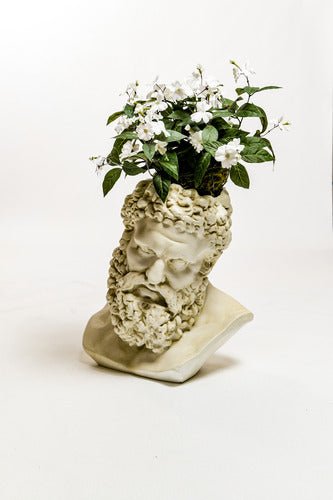 Hercules Bust Planter Outdoor/Indoor Statue - Bella Statues