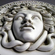 SEE F7274 - STN Medusa Plaque Outdoor/Indoor Statue - Bella Statues