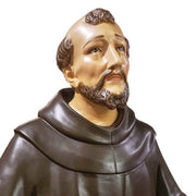 Custom Painted Lifesize Francis Assisi Pleading 64 Outdoor/Indoor Statue - Bella Statues