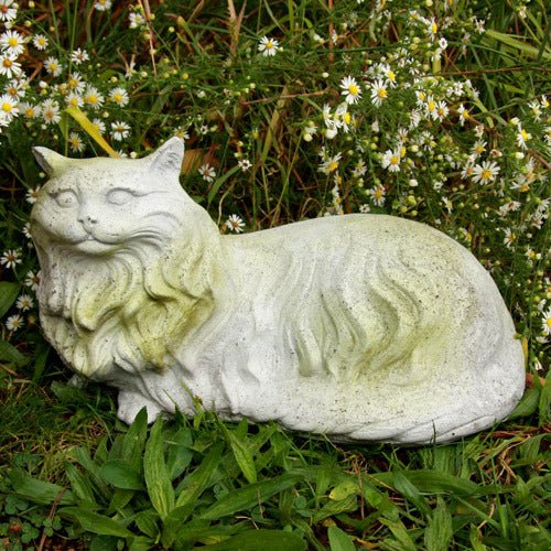 Fluffy Cat Outdoor/Indoor Statue - Bella Statues