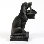 Puppy With Basket Outdoor/Indoor Statue - Bella Statues