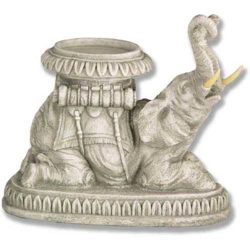 Elephant Candleholder 8 Outdoor/Indoor Statue - Bella Statues