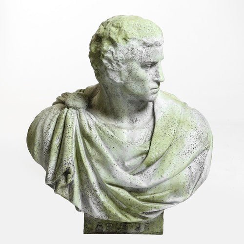 Brutus Robed Bust 33 Outdoor/Indoor Statue - Bella Statues