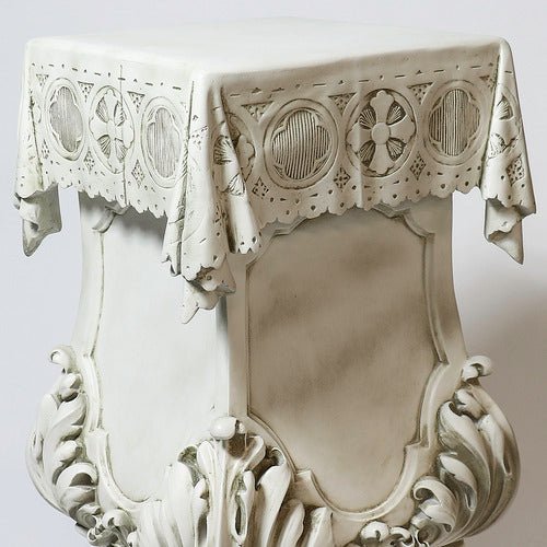 Draped Pedestal W/Claw Leg31 Outdoor/Indoor Statue - Bella Statues