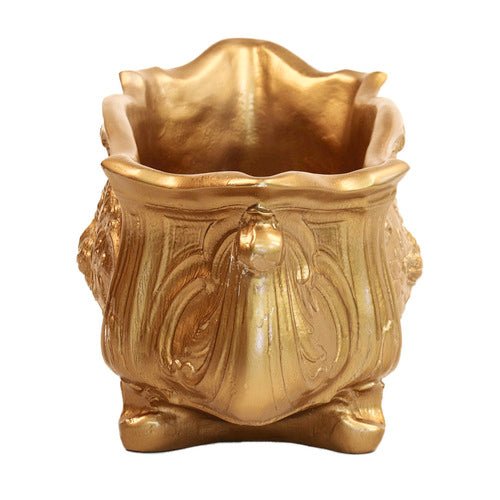 Iron Pot Casting 9 H Outdoor/Indoor Statue - Bella Statues