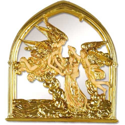 Angels Of The Sea Mirror 10 Outdoor/Indoor Statue - Bella Statues