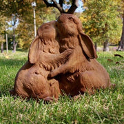 Hugging Bunnies Outdoor/Indoor Statue - Bella Statues
