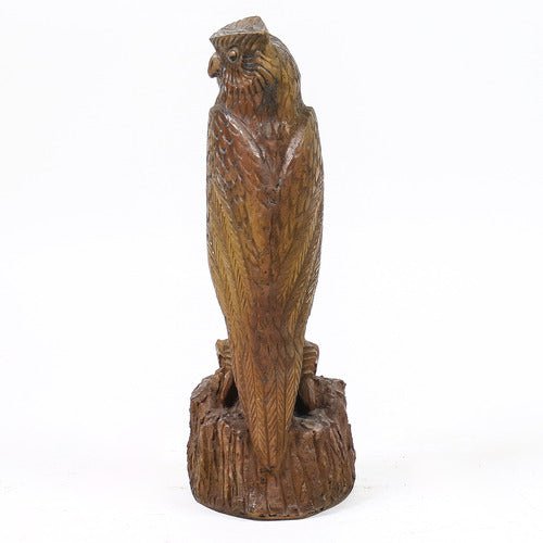Owl Carved 18 Outdoor/Indoor Statue - Bella Statues