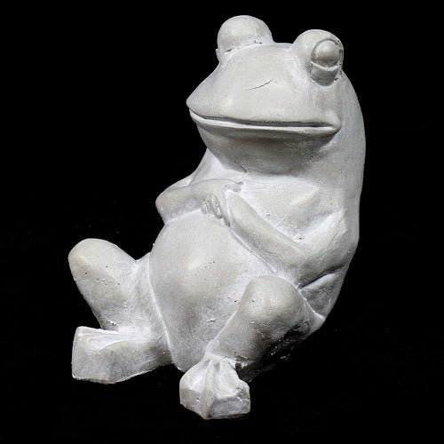 Laid Back Frog 7 Outdoor/Indoor Statue - Bella Statues