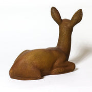 Sitting Deer Fawn Outdoor/Indoor Statue - Bella Statues