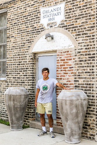 Lifesize Wide Top Theatrical Jar Outdoor/Indoor Statue - Bella Statues