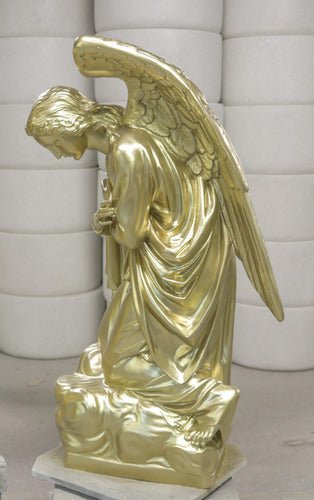 Lifesize Praying Angel (cros Outdoor/Indoor Statue - Bella Statues