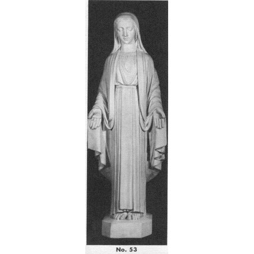 Lifesize Our Lady Of Grace 42 Outdoor/Indoor Statue - Bella Statues